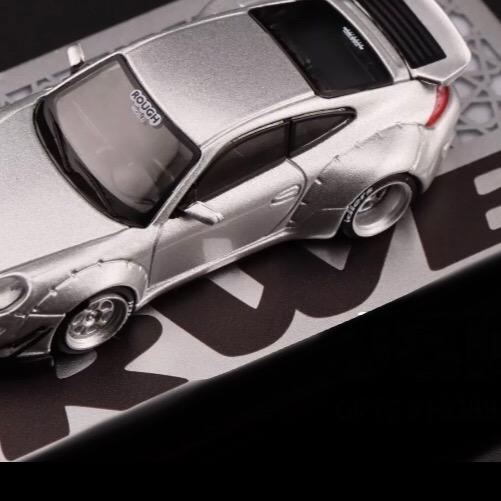 Tarmac Works RWB 997 Abu Dhabi Silver diecast scale 1 64