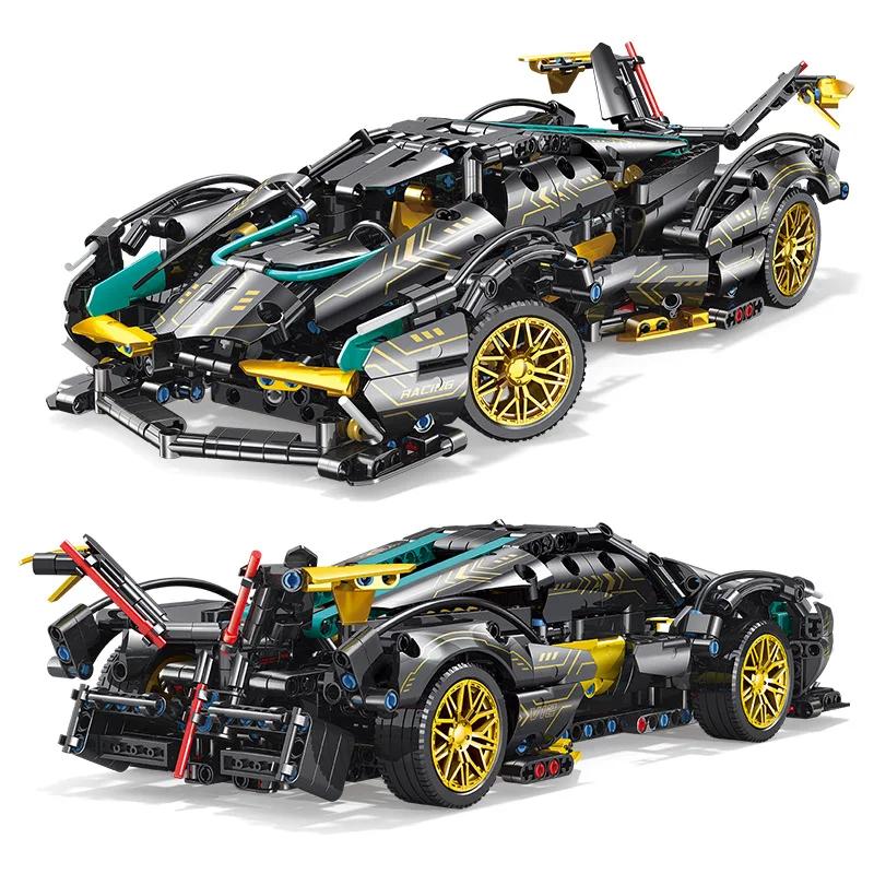 1012pcs Technical Sports Car Building Blocks Hypercar Racing Super Car Model Assemble Speed Vehicle Brick Toys