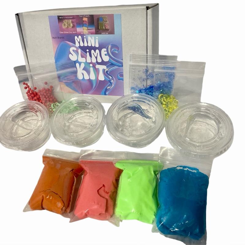 AuVi Brands Mini Slime Kit for Arts and Crafts