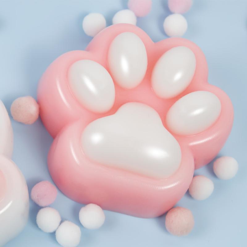  2025 Unique Gift Ultra Soft & Sticky Cat Paw Taba Squishy Handmade Relief Toys Taba Squishy Reliever Stress Relief Toys Cat paws squishy Hand Made squeezze toys Taba squishy Reliever for adult or kids