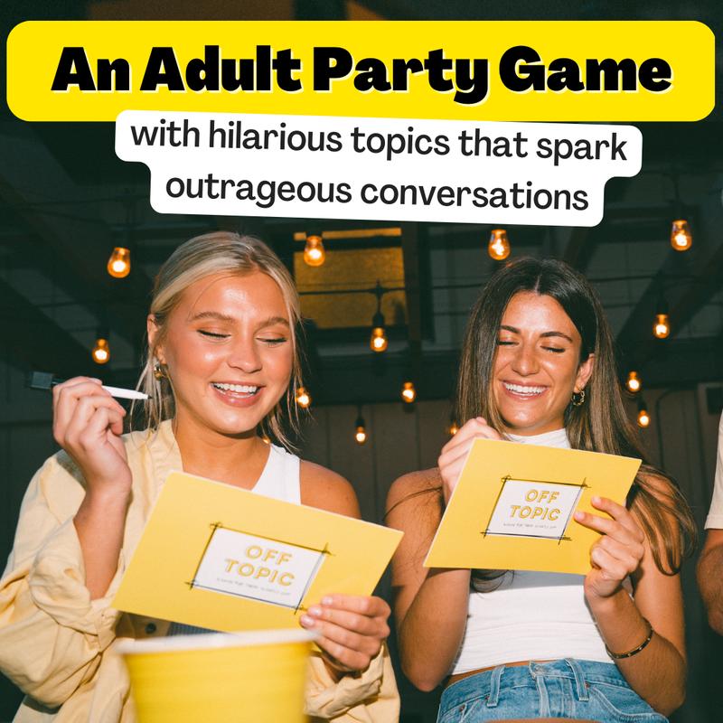 Off Topic Party Game for Friends and Family Game Night