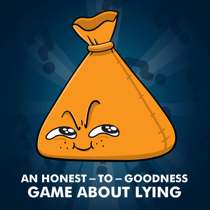 You Lying Sack - A Bluffing Party Game by Exploding Kittens and Penn Jillette - Ages 7+ - 3-6 Players - Family Fun