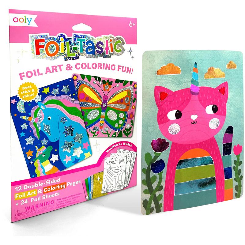 Foil-tastic Foil Art & Coloring Set - Whimsical World