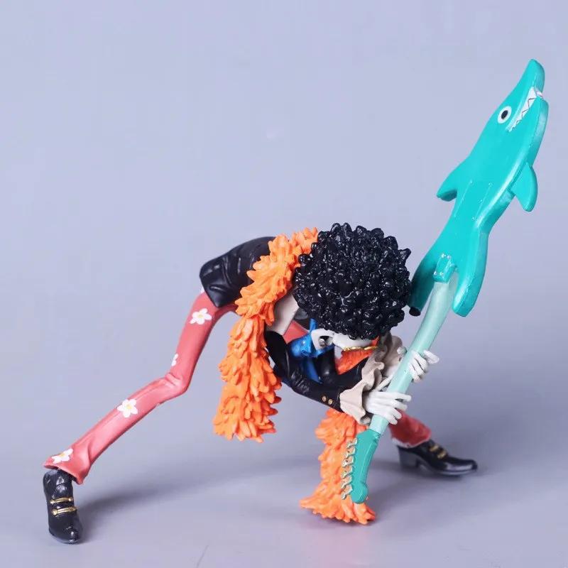 Anime One Piece Figure Brook King Of Souls Musician Manga Action Figure Collection Model Toys Hobby Ornaments Gift 18cm Dolls