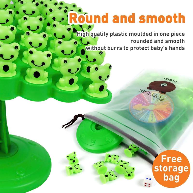 Frog Balance Game Toys,Two-Player Balance Game Tree Parent-Child Interactive Family Tabletop Puzzle Game Toy,Birthday Board Games for Kids Ages 4 5 6 7 8-12