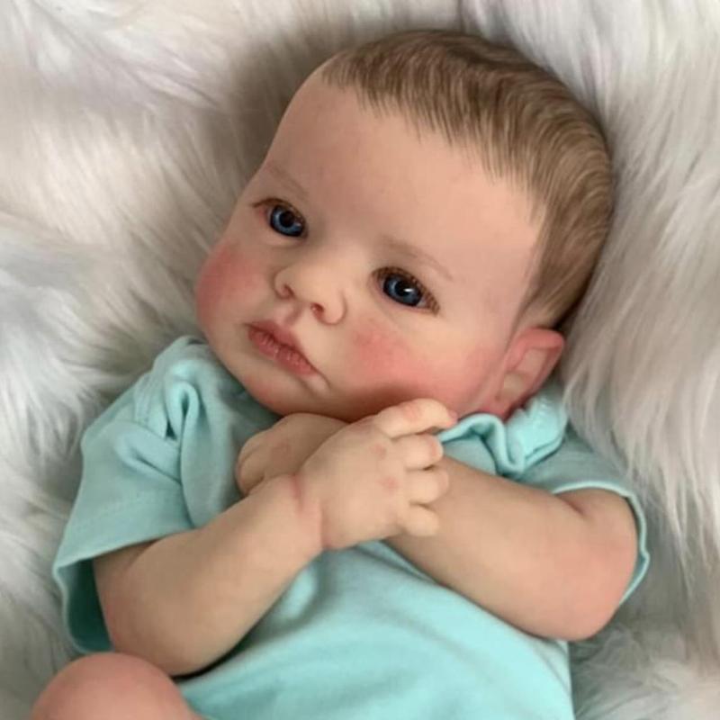 Realistic Baby Doll Toy, 1 Count Lifelike Reborn Baby Doll, Adorable Real Baby Doll, Hat Included