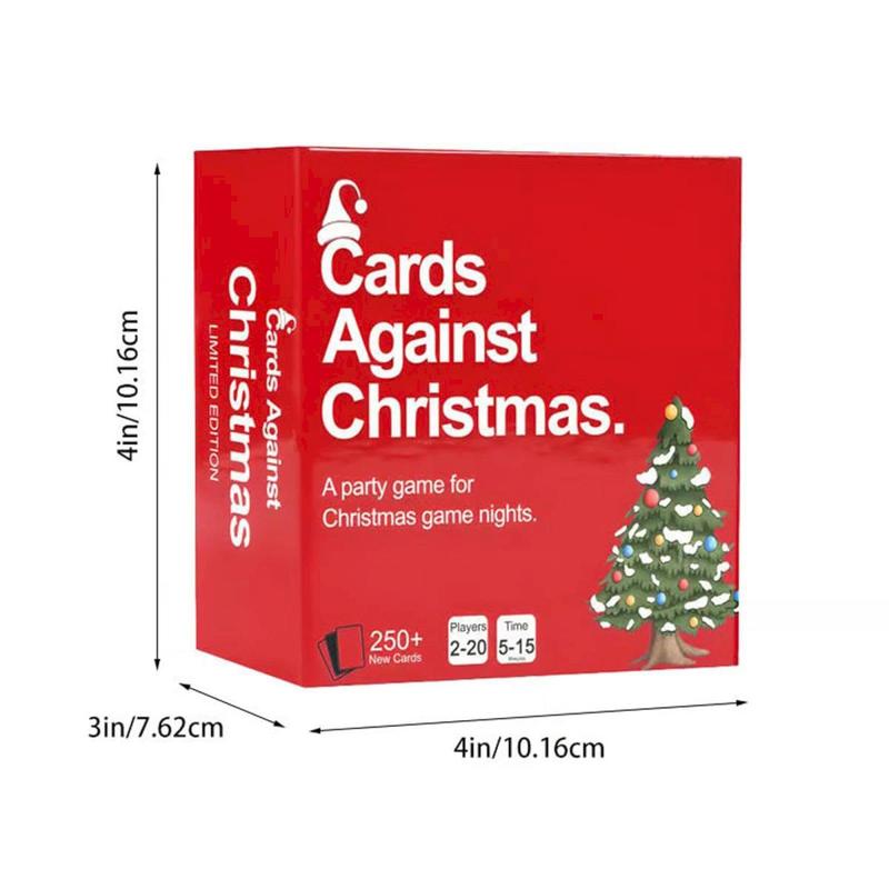 Cards Against Christmas - Game for ChristmasNights,A Party Cards Game for Christmas GameNight,250+ Question Cards Expansion Set,Conversation Card Games for Adults Parties