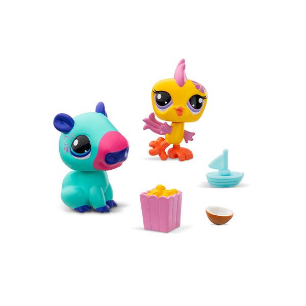 Littlest Pet Shop Pet Pairs - Series 2 - Includes 2 pets and accessories, collector card, and virtual code to unlock Roblox play