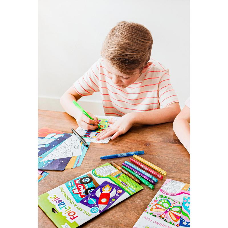 Foil-tastic Foil Art & Coloring Set - Whimsical World