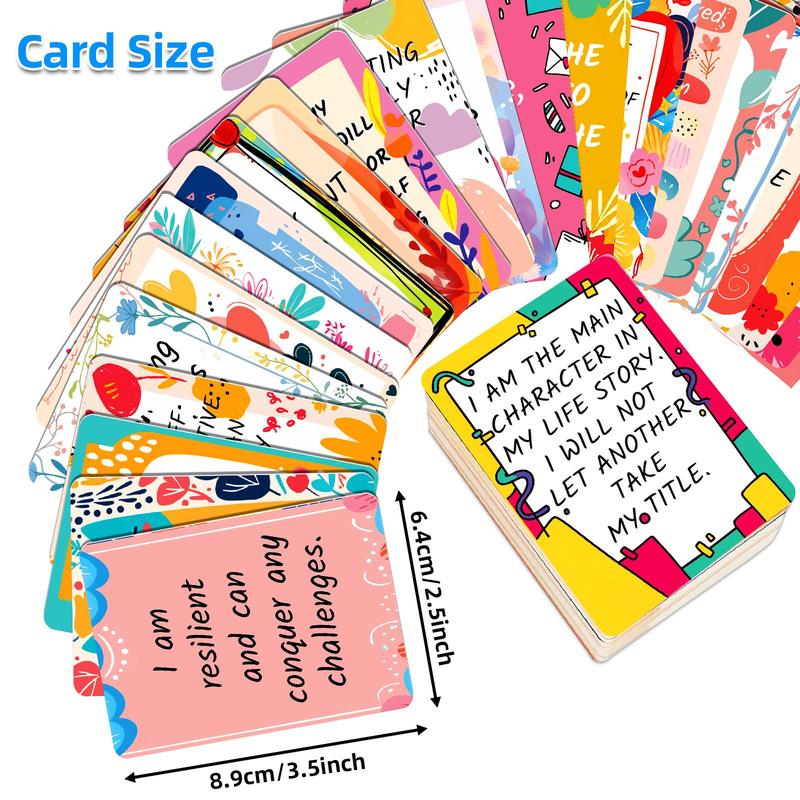 English Workplace Motivational Cards, 50pcs set Self-discipline Text Motivational Quotes Positive Energy Postcards, Greeting Cards