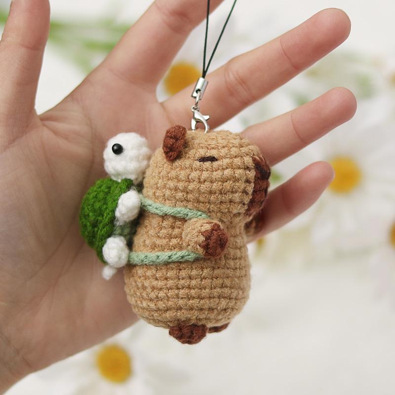 Cute Guinea Pig Design Crochet Kit, 1 Set DIY Handmade Knitting Kit with Instructions, DIY Knitting Supplies for Beginners