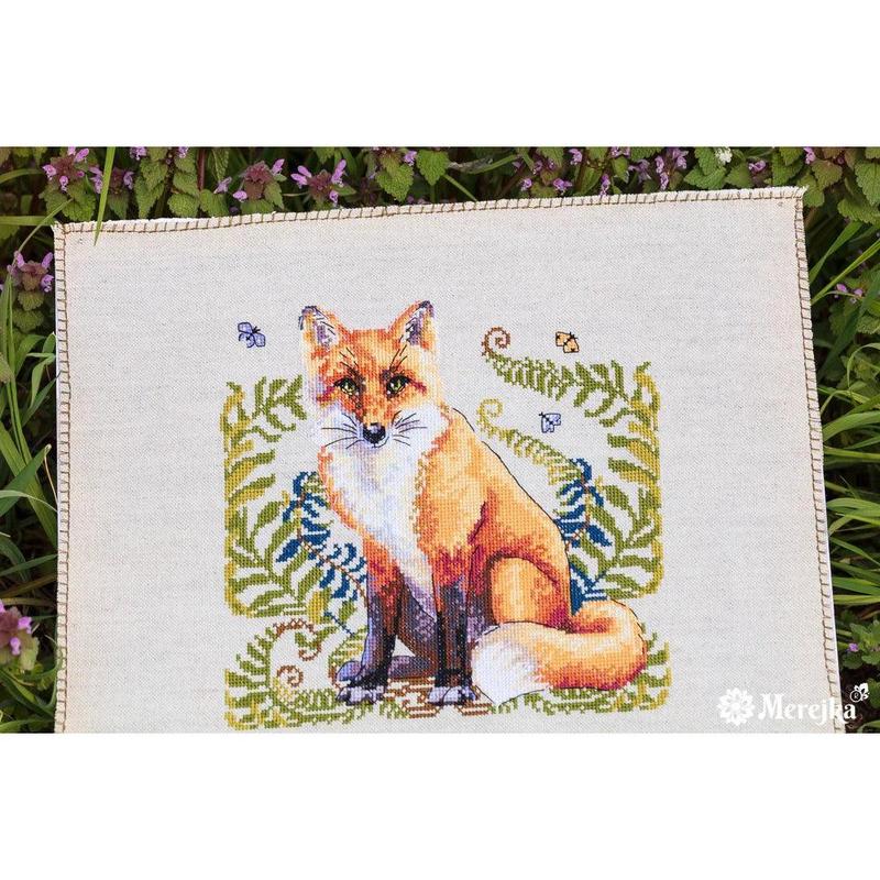 The Fox K-144A Counted Cross-Stitch Kit