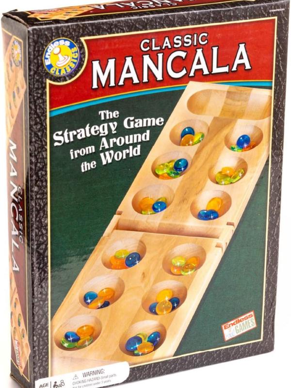 Classic Mancala - Timeless Strategy Board Game for Friends and Family