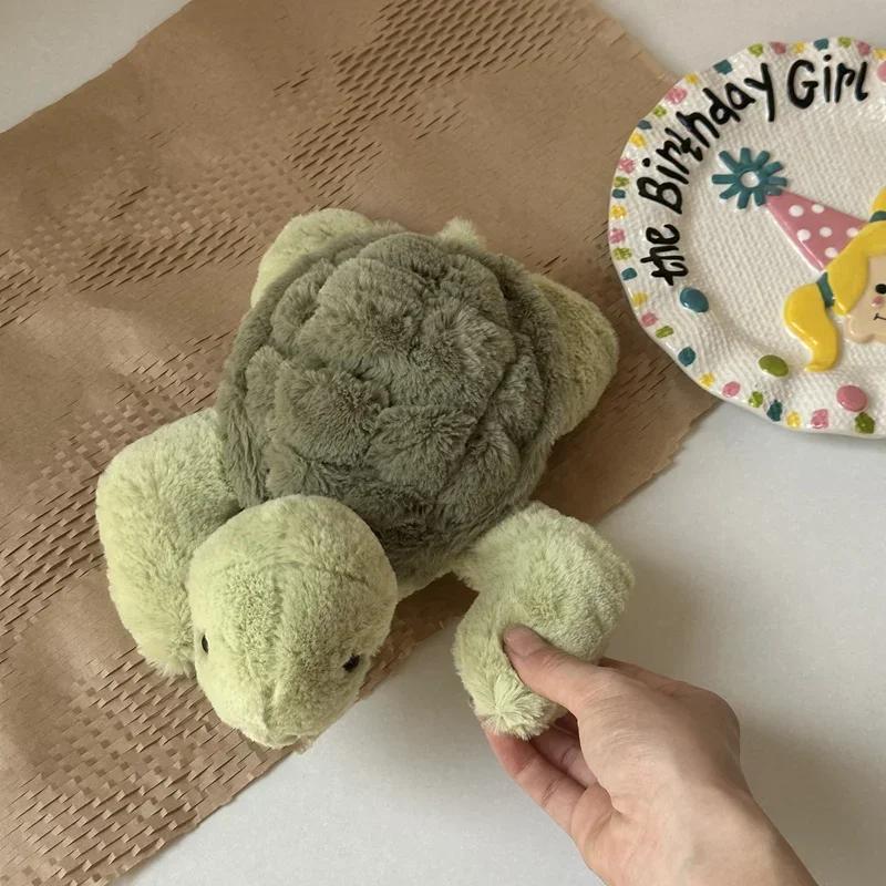 Realistic Tortoise Plush Toys Sea Turtle Soft Cute Animal Doll Stuffed Keyring Car Bag Children Gift