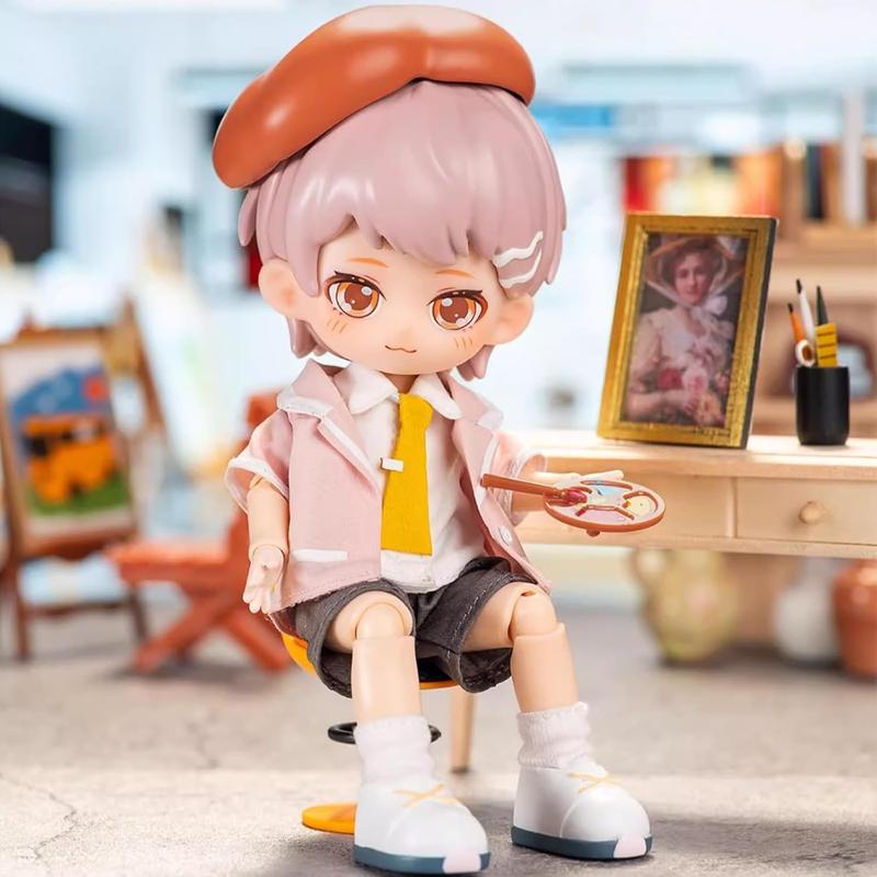 Ball Jointed Dolls Blind Box for Girls Boys, 1 12 BJD Cute Anime BJD Figures with Clothes, Surprise Birthday (Peetsoon-A, Box, 1)