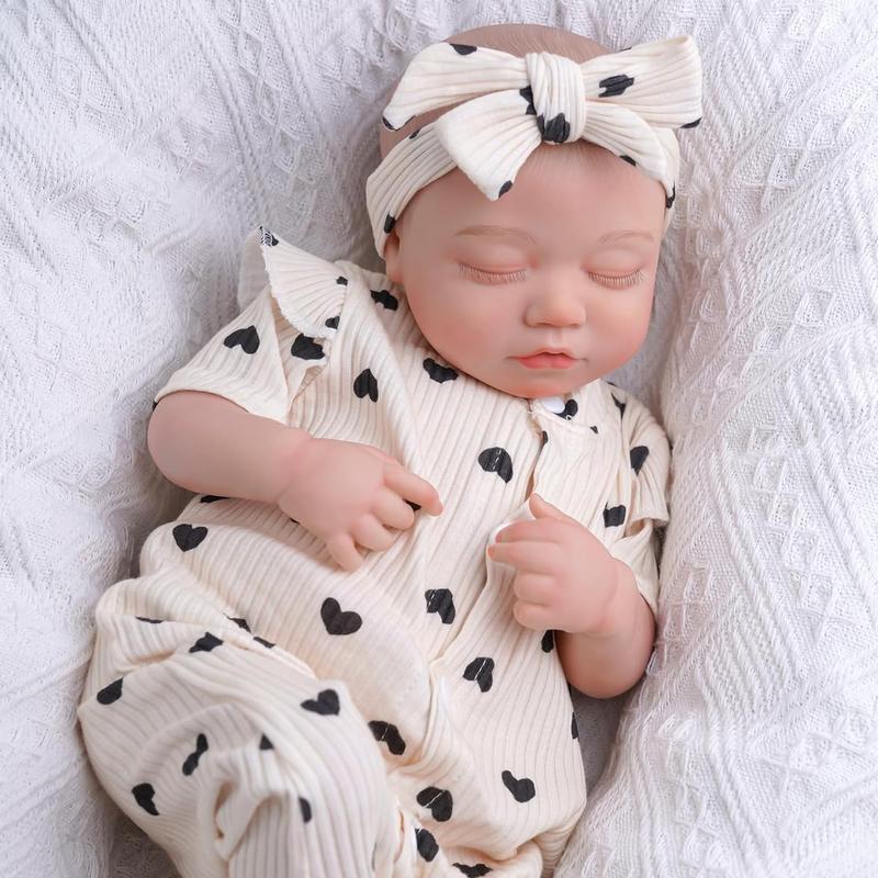 BABESIDE Reborn Baby Dolls, 20 Inch Soft Vinyl Baby Dolls Realistic Newborn Baby Doll Girl Real Life Baby Dolls for Kids Age 3+