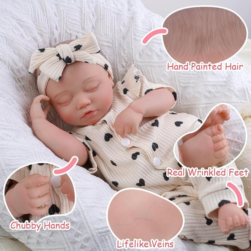 BABESIDE Reborn Baby Dolls, 20 Inch Soft Vinyl Baby Dolls Realistic Newborn Baby Doll Girl Real Life Baby Dolls for Kids Age 3+