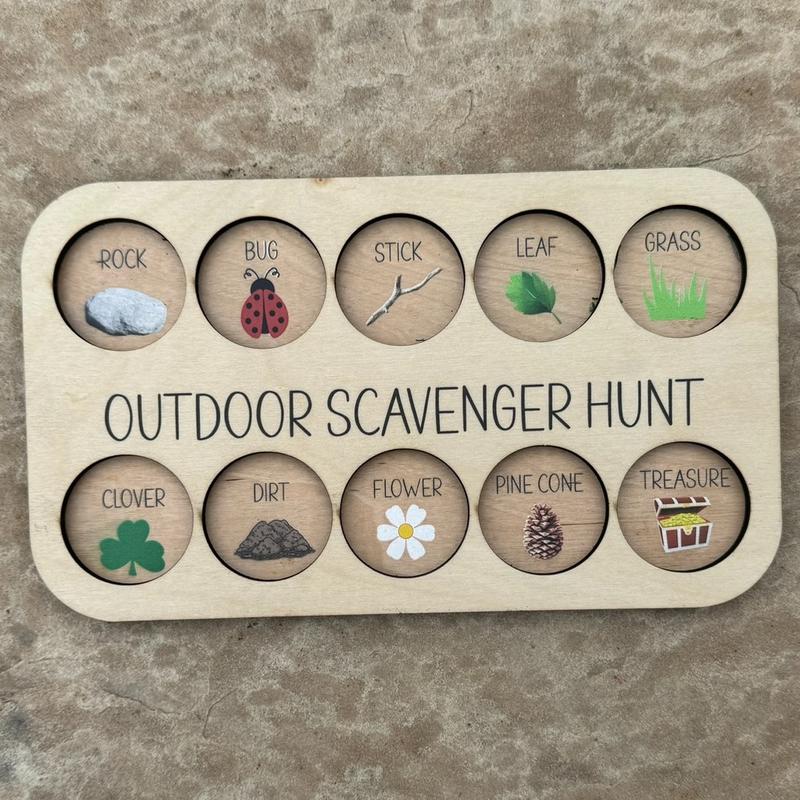 Outdoor Scavenger Hunt Activity Board