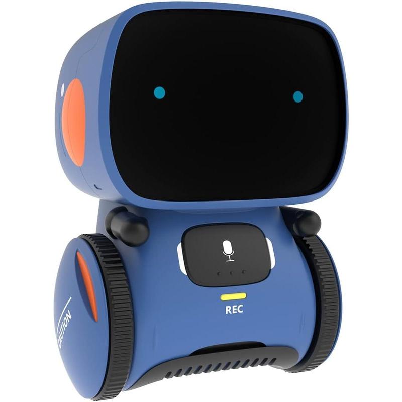 Robot Toy for Boys and Girls, Smart Talking Robots Intelligent Partner and Teacher with Voice Control and Touch Sensor, Singing, Dancing, Repeating, Gift Toys for Kids Age 3 and Up