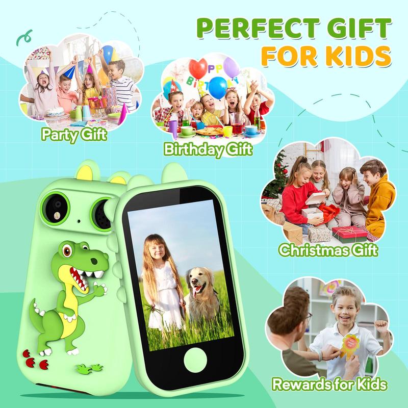 Kids Toy Smartphone with Puzzle Game & HD Dual Camera for Ages 3 and Up