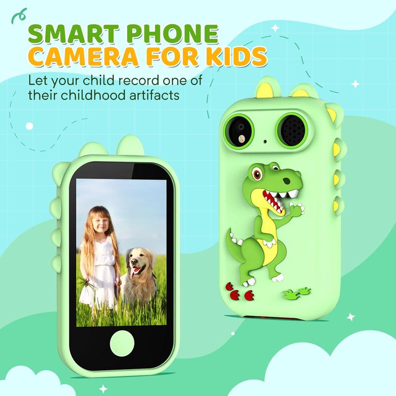 Kids Toy Smartphone with Puzzle Game & HD Dual Camera for Ages 3 and Up