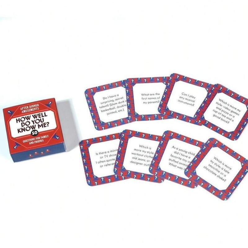 Travel Trivia Card Game, 1 Box 50 Questions on World Geography & Culture, Portable Camping & Holiday Games for Friends & Family Party