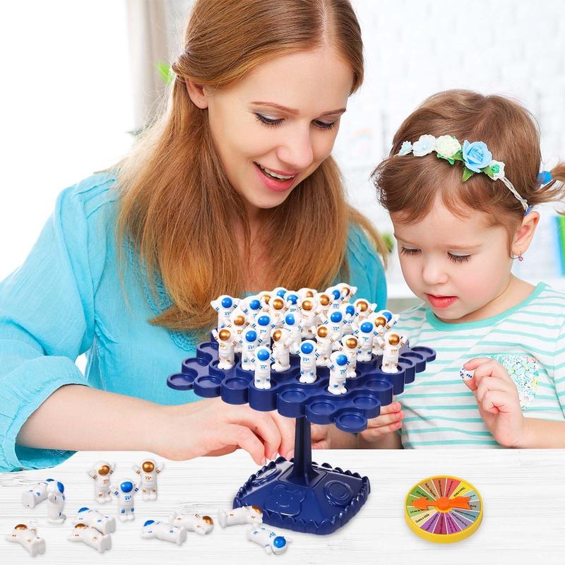 Balanced astronaut Game Toys,Two-Player Balance Game Tree Parent-Child Interactive Family Tabletop Puzzle Game . Birthday Christmas Bulk Frogs Gifts for Kids Adults,for Montessori toys for kids 2+ year old. Perfect for party favors for kids.