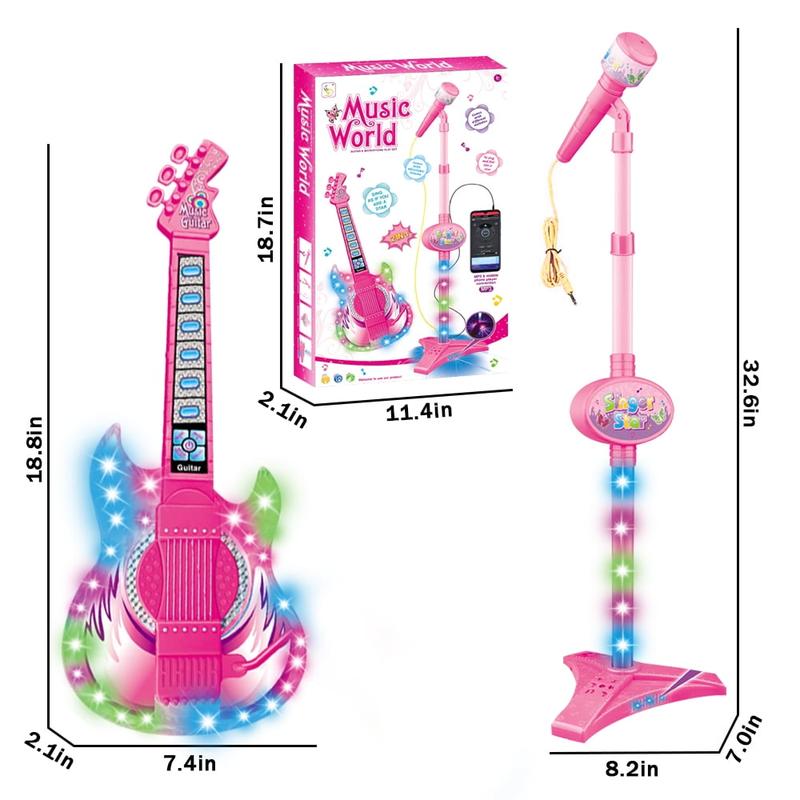 Musical Instrument Guitar Toy , Guitar Toys for Kids 4 5 6 7 Years, Birthday Gifts for Girls 4-6