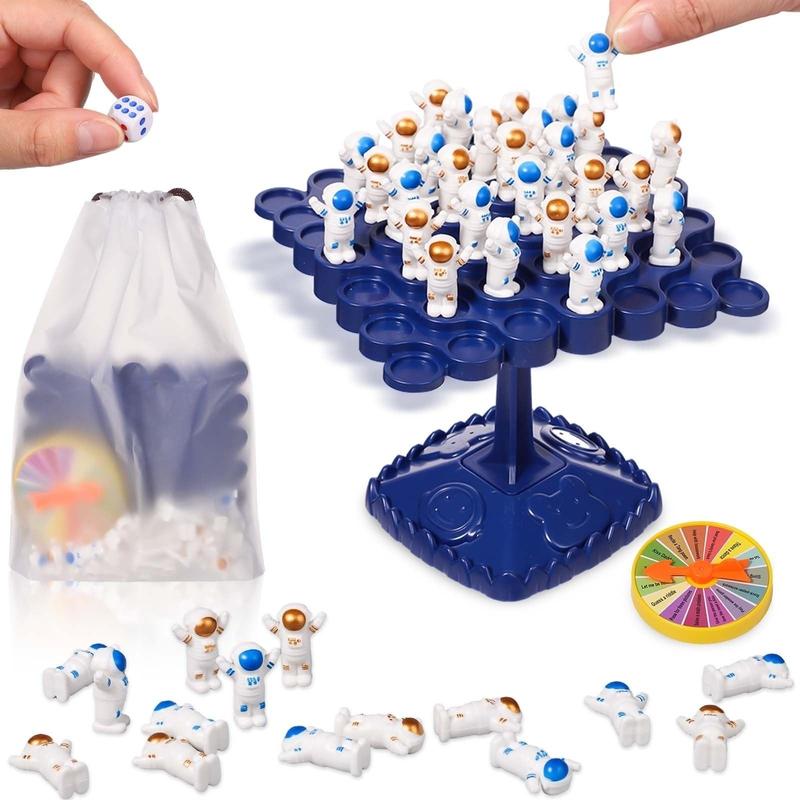 Balanced astronaut Game Toys,Two-Player Balance Game Tree Parent-Child Interactive Family Tabletop Puzzle Game . Birthday Christmas Bulk Frogs Gifts for Kids Adults,for Montessori toys for kids 2+ year old. Perfect for party favors for kids.