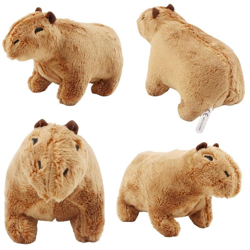 18cm Cartoon Doll Simulation Capybara Plush Toy Birthday Gift