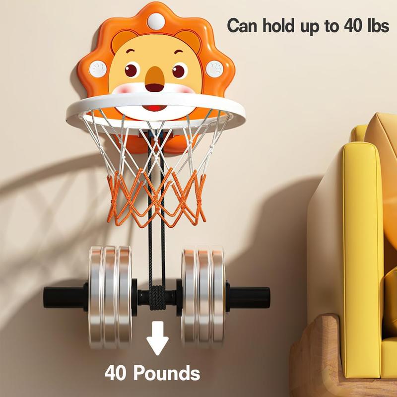 Sport Toys for Kids, Mini Indoor Wall Basketball Hoop Toy Easy to Play for Boys Girls Christmas Birthday Gifts