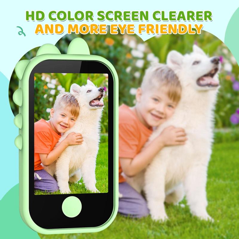 Kids Toy Smartphone with Puzzle Game & HD Dual Camera for Ages 3 and Up