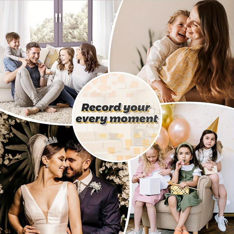 1Pc Scrapbook Album 8 × 8 12 × 12 Inch DIY 80 Pages 40 Pages Hardcover Kraft Paper Album, Display Picture Window, Personalized Blank Memory Book, Family, Wedding, Guestbook, Anniversary