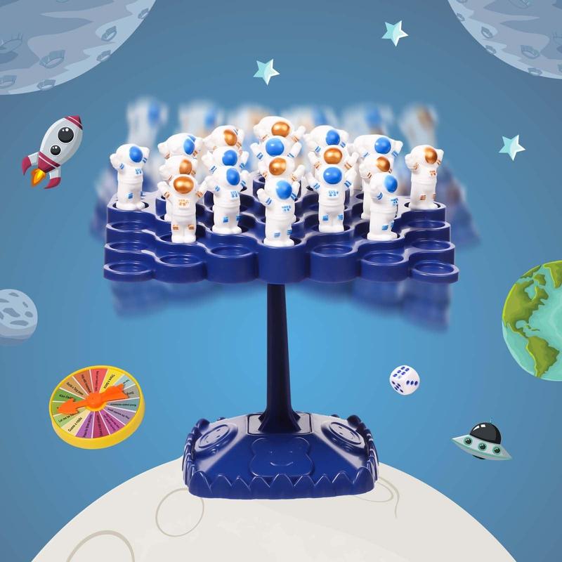 Balanced astronaut Game Toys,Two-Player Balance Game Tree Parent-Child Interactive Family Tabletop Puzzle Game . Birthday Christmas Bulk Frogs Gifts for Kids Adults,for Montessori toys for kids 2+ year old. Perfect for party favors for kids.