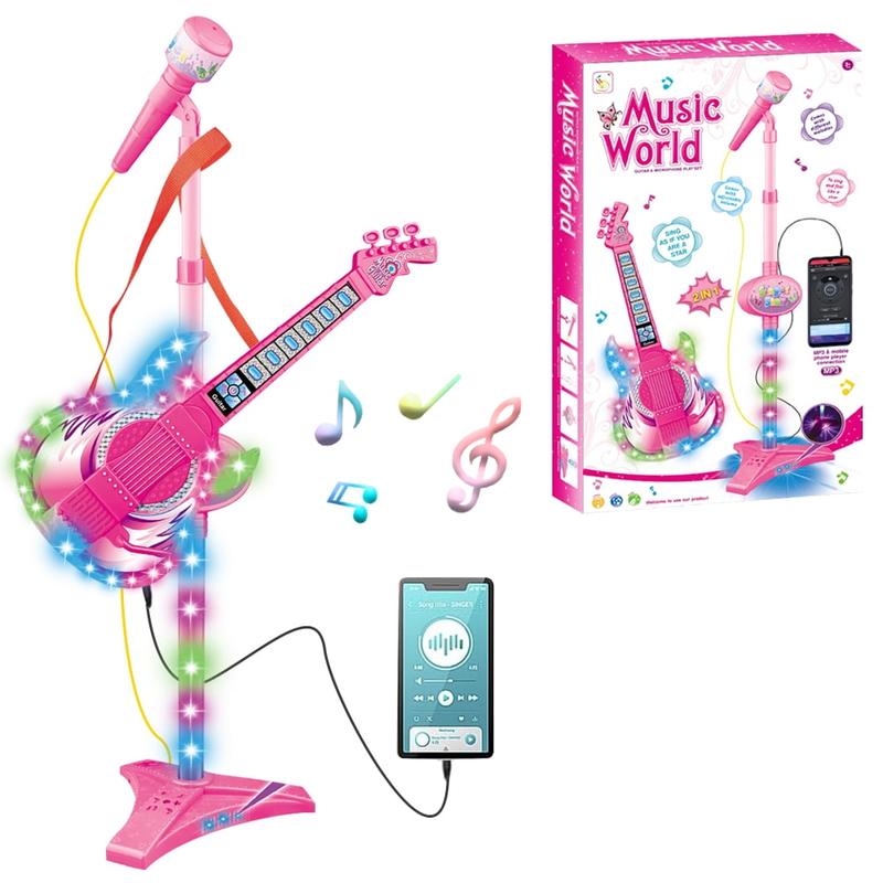 Musical Instrument Guitar Toy , Guitar Toys for Kids 4 5 6 7 Years, Birthday Gifts for Girls 4-6