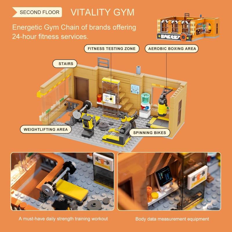 PANTASY European Bakery Modular Building Set, Construction Building Kit for Adults and Teen, Famous Landmarks Collection Model Building Blocks Set Toys, City Simulation, Fall Deals For You, Lowest Price Across All Platforms (2663 pieces) (85013)