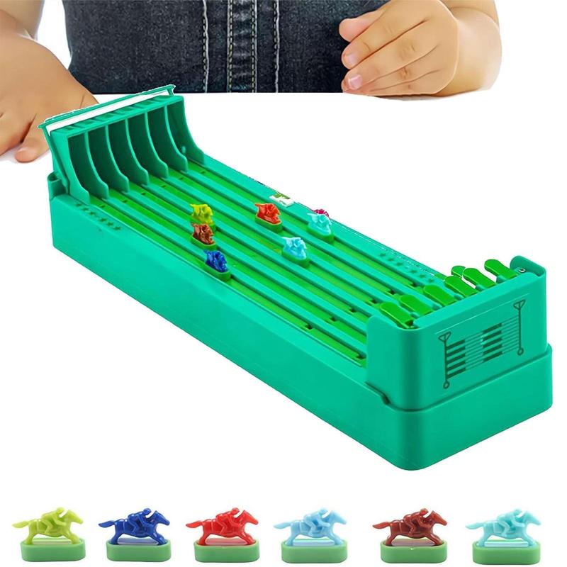 Horse Racing Table Game, Electric Horse Racing Game for Desktop, Family Friends Party Supplies, Board Game for Indoor & Outdoor, Fidget Toys, Christmas Gift