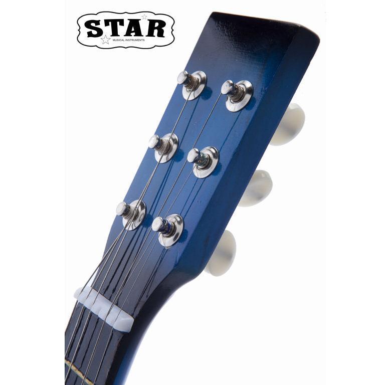 Star Kids Acoustic Toy Guitar 23 Inches Blue Color,