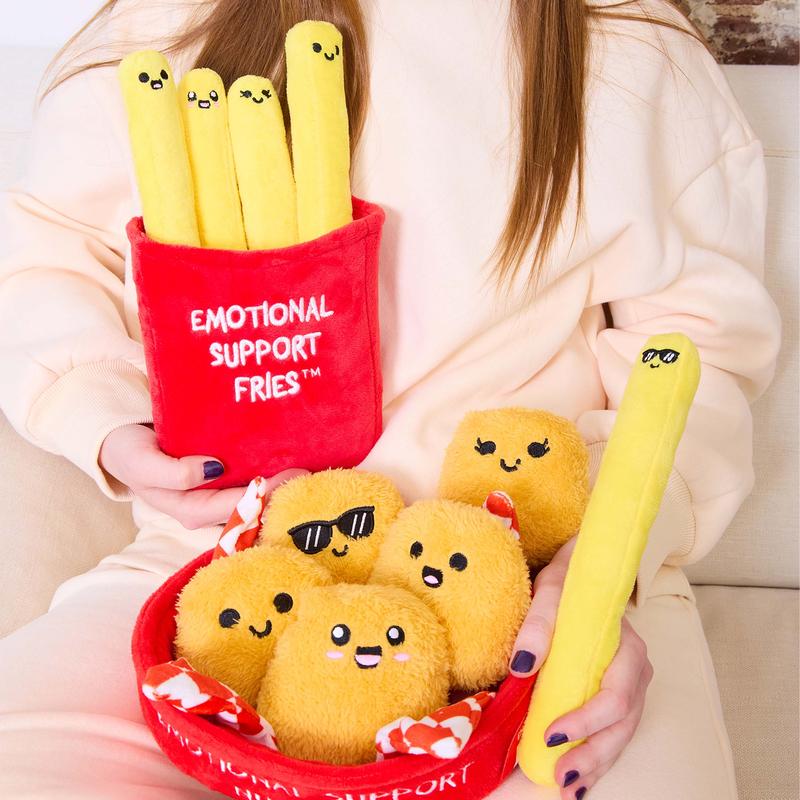 Emotional Support Fries Plush Toy - Comfort Food for All Occasions