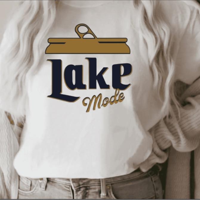 Ready to Press Lake Mode Screen Print Transfer - Lake Life Shirt transfer - Ready for Press T Shirt Transfers - Plastisol Ink Transfer