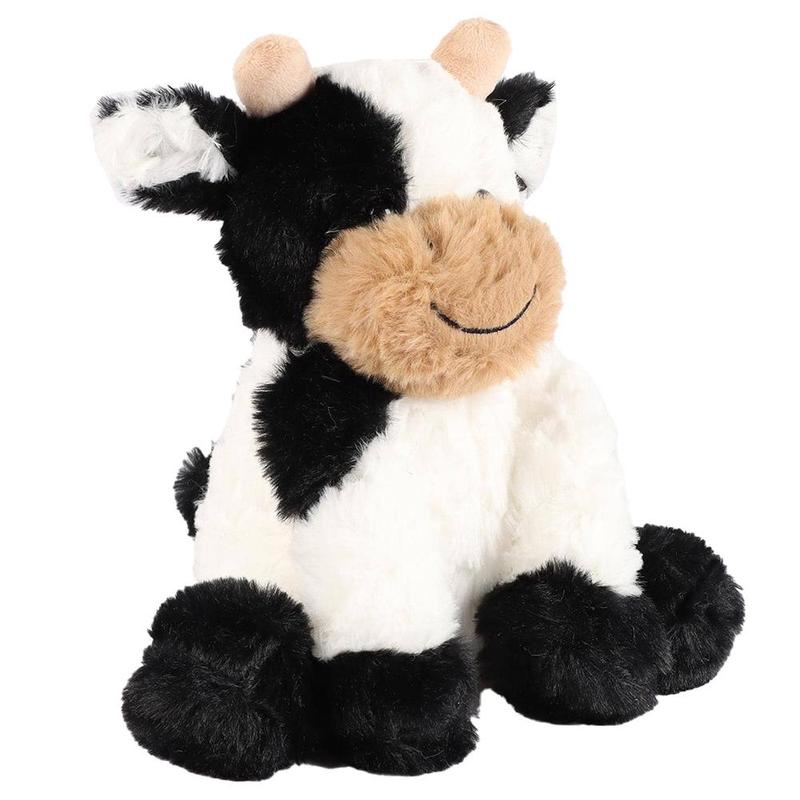 Spring Cute Cow Design Plush Toy for Teens and Adults and Pets, Summer Gifts, Plush Animal for Home Decor, Stuffed Animal Toy, Cute Sitting Cow Stuffed Animals, Cow Plush Stuffed Plushies, Birthday Gift