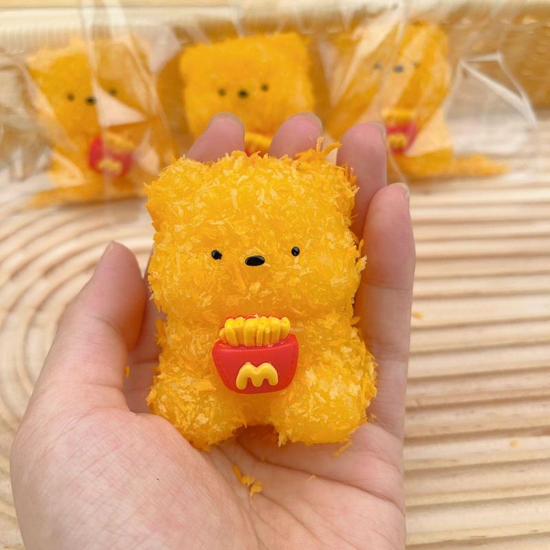 1 Little Bears Butter Bear Pinch Stress Relief Toy Good-looking Stress Relief Artifact Douyin Live Popularity