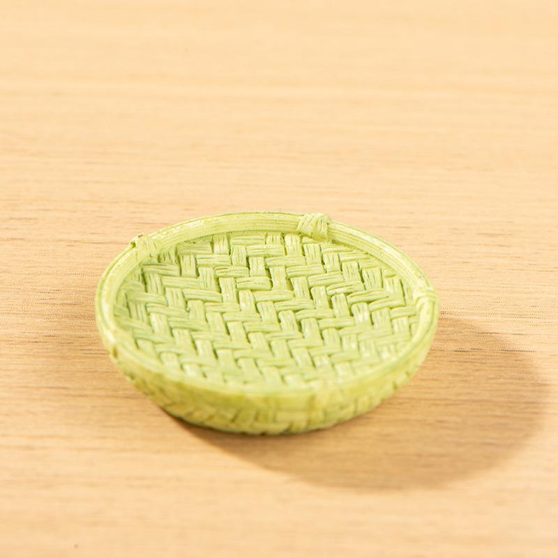 1 12 Dollhouse Simulation Bamboo Basket Chair Dustpan Dollhouse Miniature Furniture Decoration Dolls House Accessories