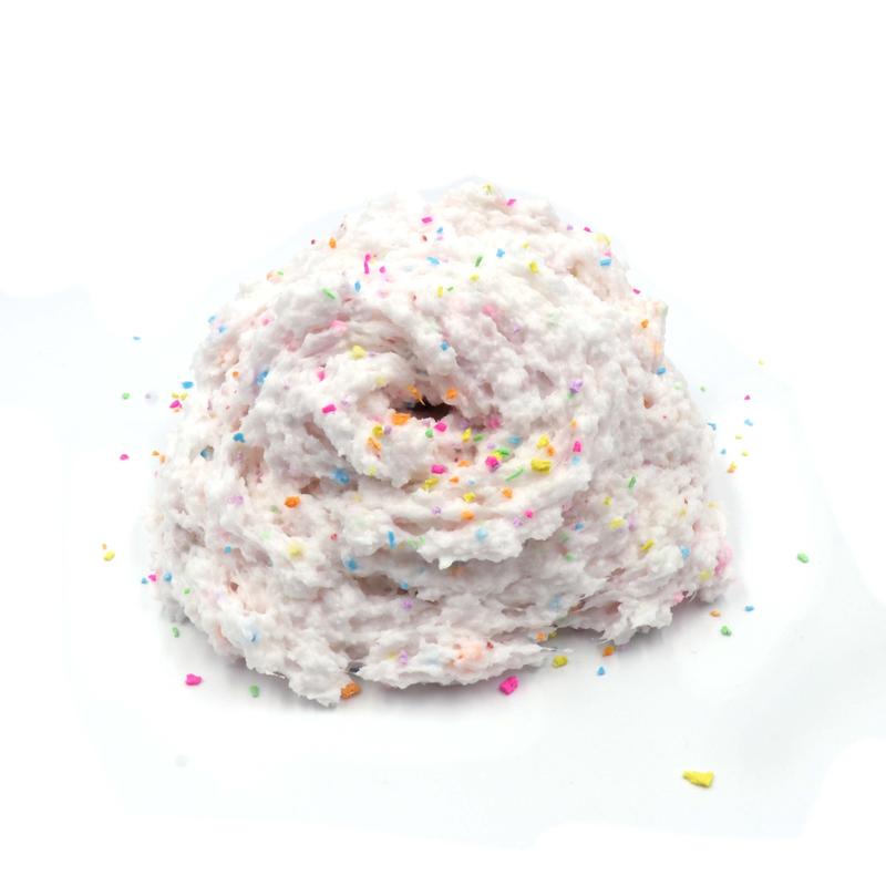 Fruity Pebbles Crunch Fizz • White Snow Fizz Slime • Fruity Pebbles Scented Slime