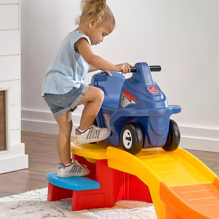 Best Price | Step2 Blue Flash Up & Down Roller Coaster Ride-On Toy