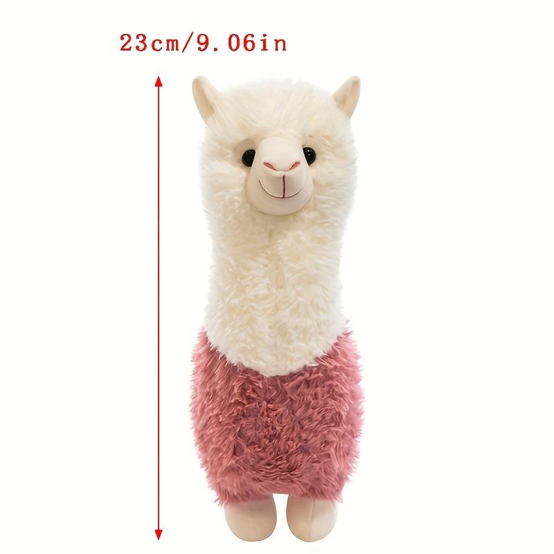 23cm 9.6-inch Cuddly Alpaca Doll Plush Toy, Soft Stuffed Animal Toy Furry Doll Pillow Cloth Doll Birthday Gift Toy Valentine's Day Xmas Christmas Wedding Anniversary Presents Gifts