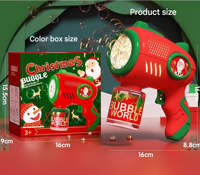 Christmas Bubble Gun-Christmas toys,-Christmas gifts,-fun and interesting bubble blaster wubble  bubble