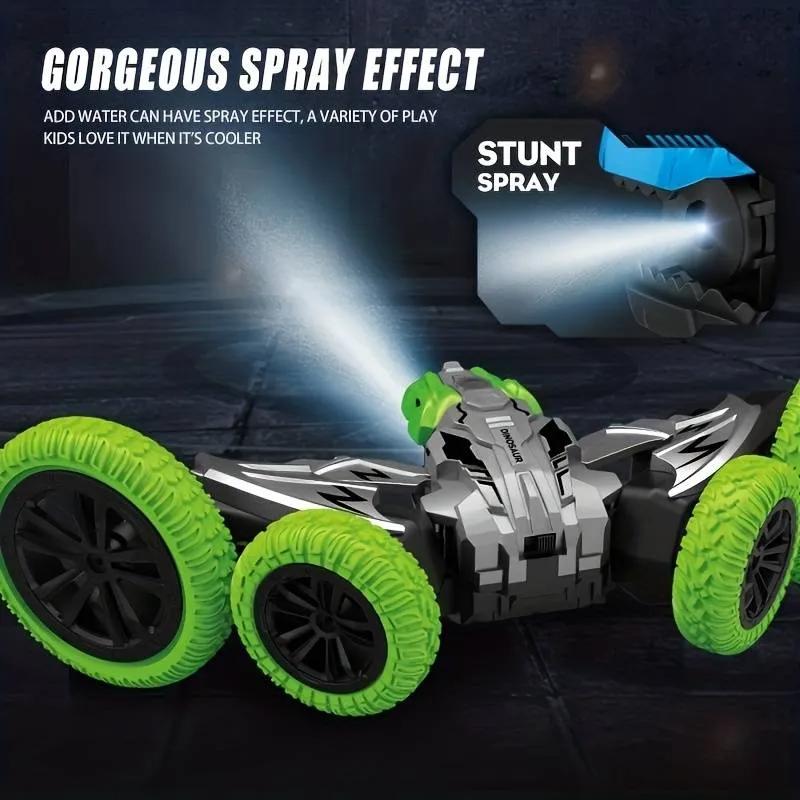 Remote Control Car, Dinosaur Toys RC Cars Stunt Car Toy With Spray Game