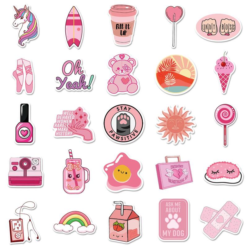 100pcs Cartoon Girl Pattern Sticker, Cute Multi-purpose Sticker For DIY Craft, Decoration, Hand Account