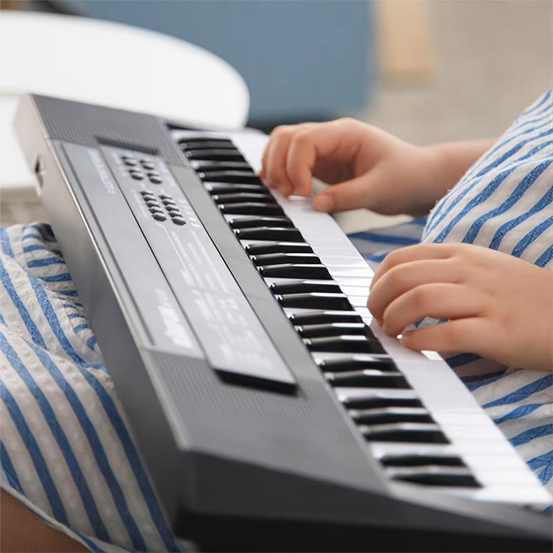 54 Keys Electric Piano Keyboard with Microphone, 1 Count Early Education Digital Music Teaching & Learning Toys Piano Instrument Toy for Kids, Musical Keyboard & Piano Toy